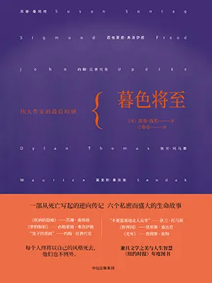 《暮色將至：偉大作家的最後時刻》封麵