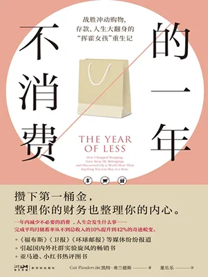 《不消費的一年》封麵